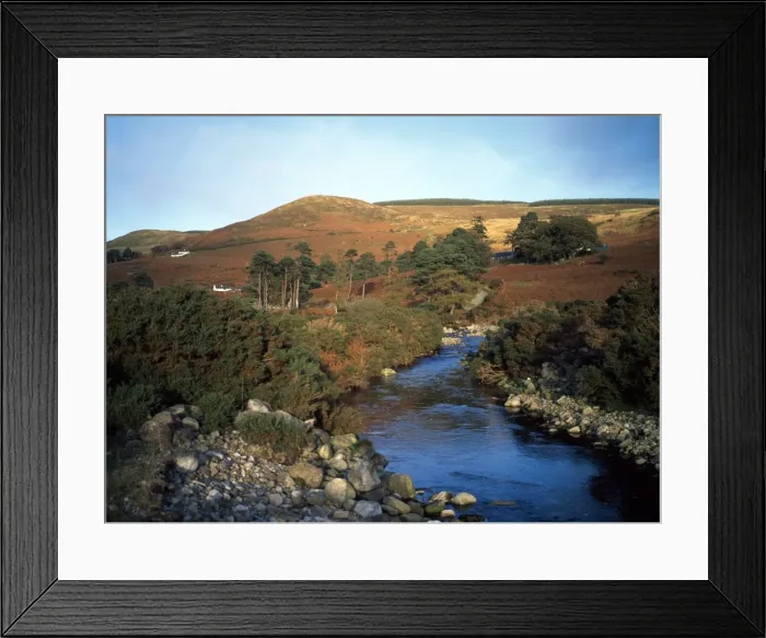 Framed Print : Cloghoge River near Lough Dan, Co Wicklow, Ireland