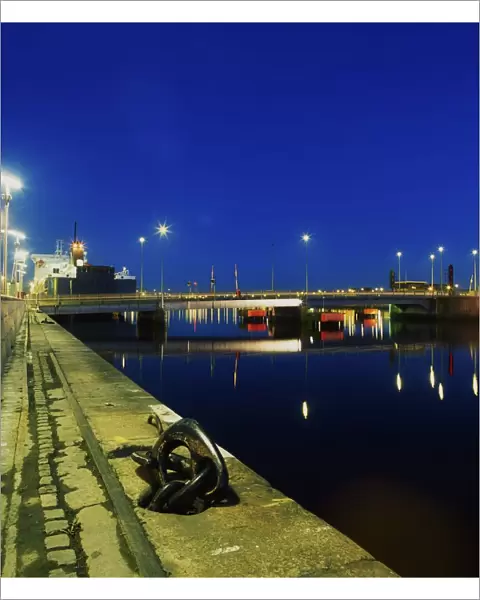East Link Bridge & River Liffey, Dublin, Co Dublin, Ireland