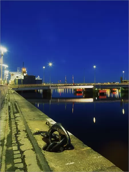 East Link Bridge & River Liffey, Dublin, Co Dublin, Ireland