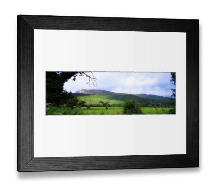 Framed Print : Benevenagh Through The Trees, Limavaddy, Co Derry, Northern Ireland Framed Print : Benevenagh Through The Trees, Limavaddy, Co Derry, Northern Ireland