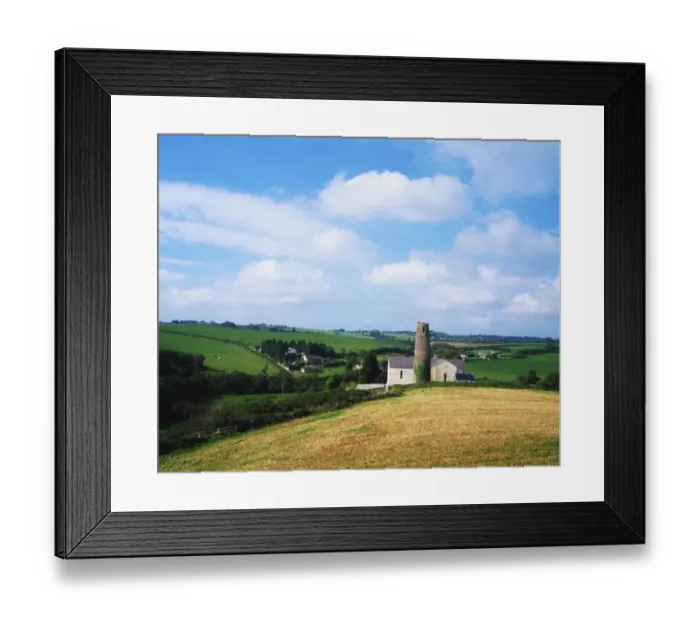 Framed Print : Round Tower, Co Cork near Blarney, Ireland Framed Print : Round Tower, Co Cork near Blarney, Ireland