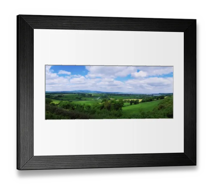 Framed Print : County Waterford, Ireland, Landscape Looking Towards Dungarvan Framed Print : County Waterford, Ireland, Landscape Looking Towards Dungarvan