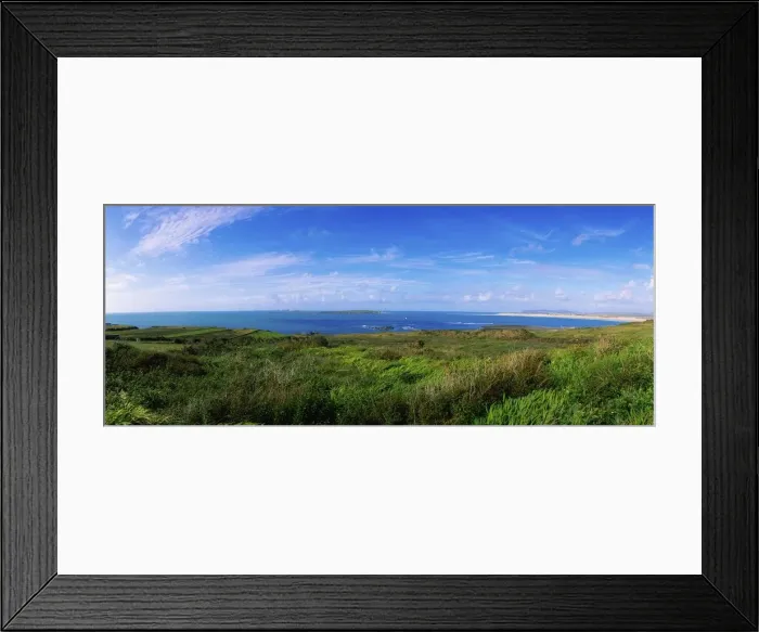 Framed Print : Co Donegal, Cnoc Fola looking towards Inishbofin Island