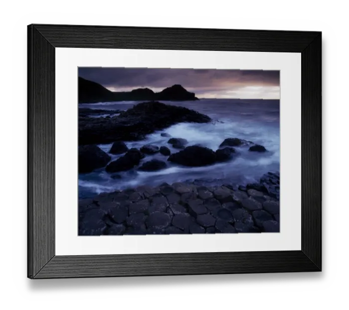 Framed Print : Giants Causeway, County Antrim, Ireland, Basalt Columns