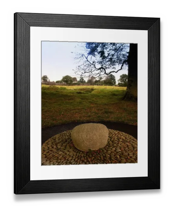 Framed Print : County Roscommon, Ireland, Boulder Decorated In Celtic La Tene Style, 300 Bc Framed Print : County Roscommon, Ireland, Boulder Decorated In Celtic La Tene Style, 300 Bc
