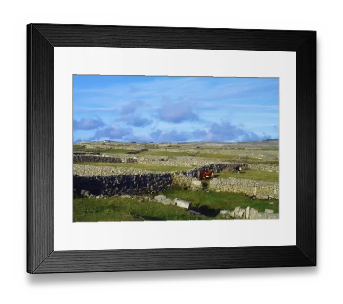 Framed Print : Inishmore, Aran Islands, County Galway, Ireland