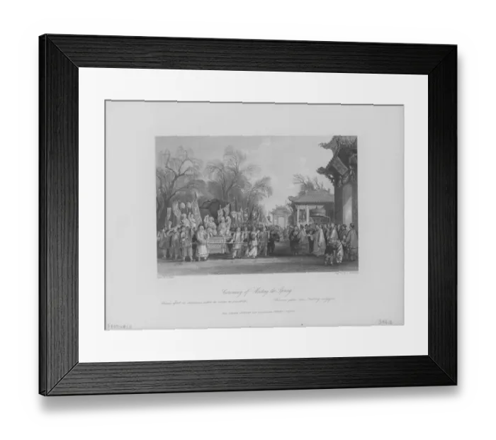 Framed Print : Meeting The Spring Ceremony Framed Print : Meeting The Spring Ceremony