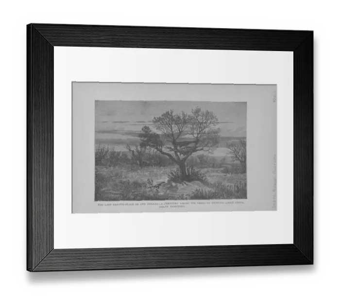 Framed Print : Medicine Lodge Creek Treaty Framed Print : Medicine Lodge Creek Treaty