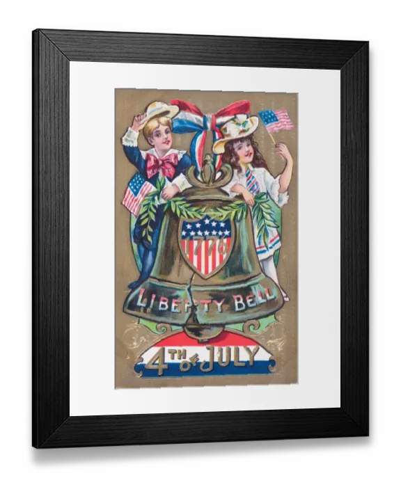 Framed Print : Fourth Of July Liberty Bell Framed Print : Fourth Of July Liberty Bell