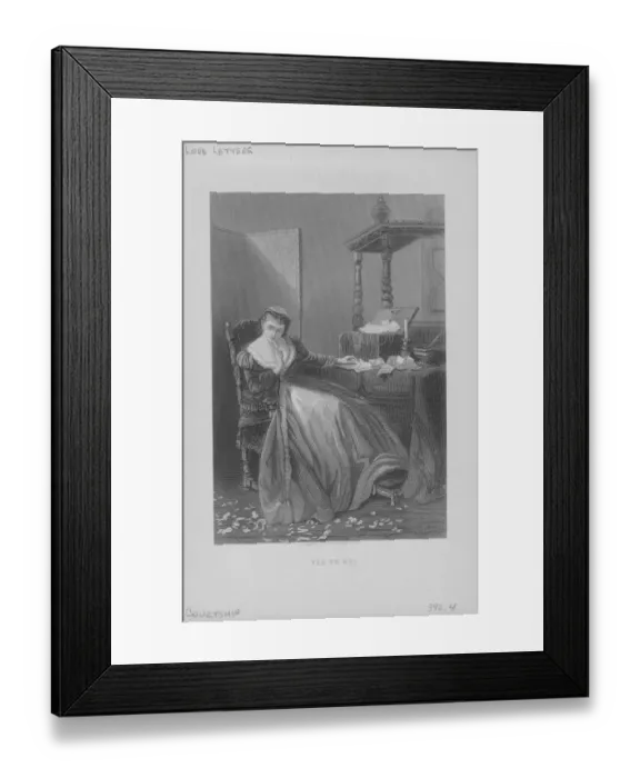 Framed Print : Yes Or No Letter Framed Print : Yes Or No Letter