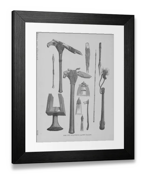 Framed Print : Arms Of Society Islands Framed Print : Arms Of Society Islands