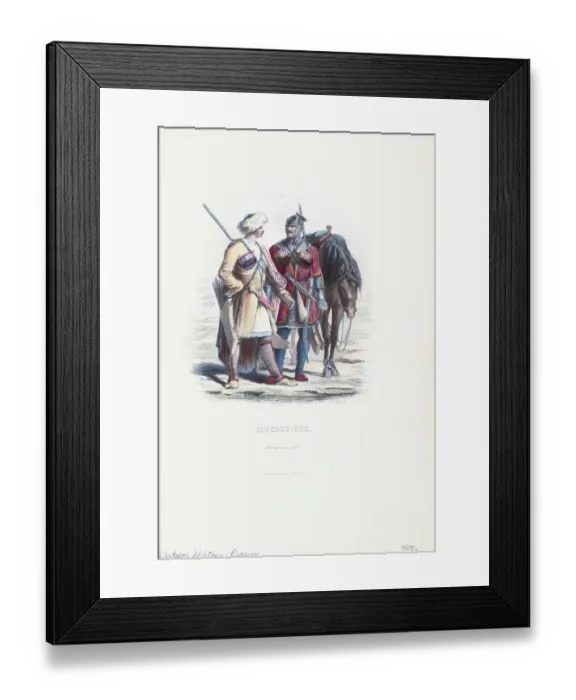 Framed Print : Carcassiens - Russian Military Framed Print : Carcassiens - Russian Military