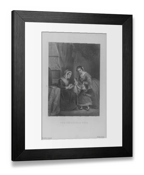 Framed Print : The Christening Doll Framed Print : The Christening Doll