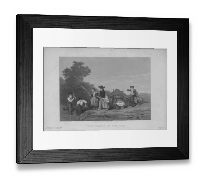 Framed Print : The Burying Of The Bird Framed Print : The Burying Of The Bird