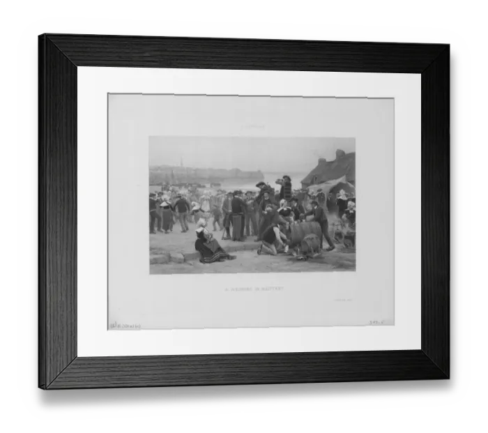Framed Print : A Wedding In Brittany Framed Print : A Wedding In Brittany