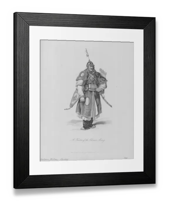 Framed Print : Chinese Military - Tartar Framed Print : Chinese Military - Tartar