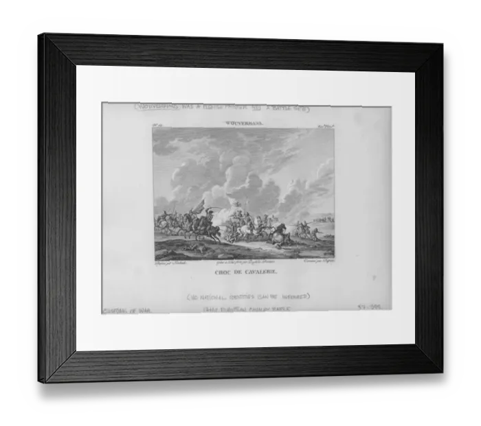 Framed Print : Cavalry Skirmish In Battle Framed Print : Cavalry Skirmish In Battle