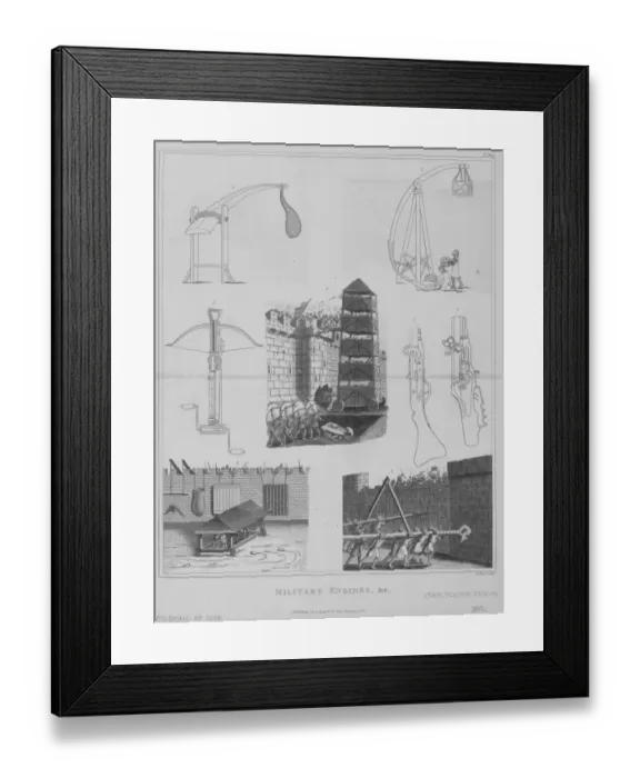 Framed Print : A Variety Of Military Engines
