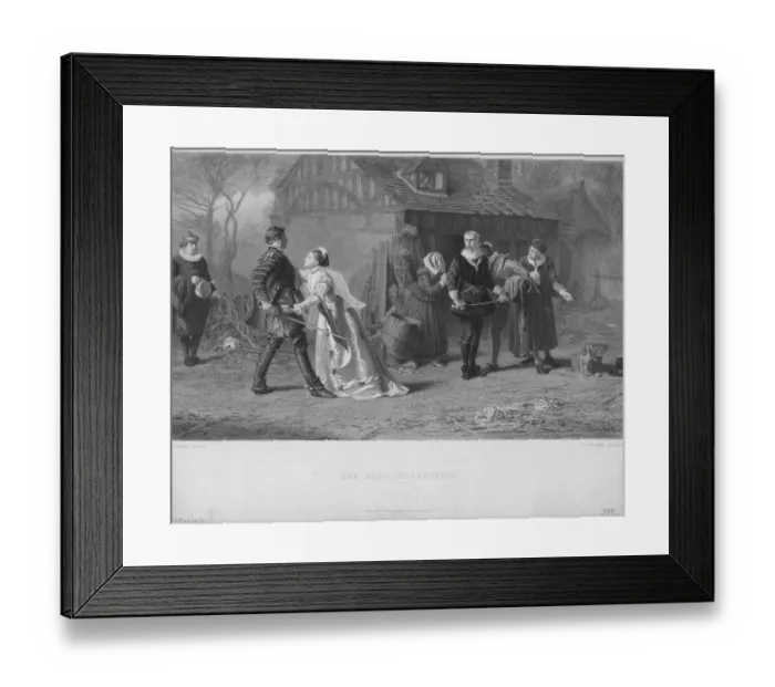 Framed Print : The Duel Interrupted Framed Print : The Duel Interrupted