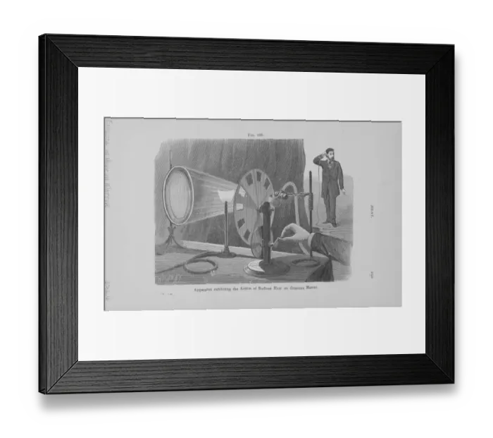 Framed Print : Radiant Heat And Gaseous Matter