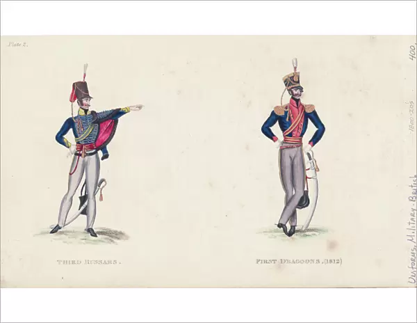 British Third Hussars And First Dragoons