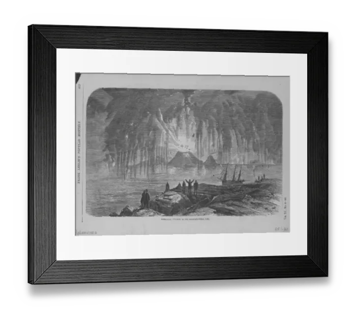 Framed Print : Submarine Volcano Erupting Framed Print : Submarine Volcano Erupting