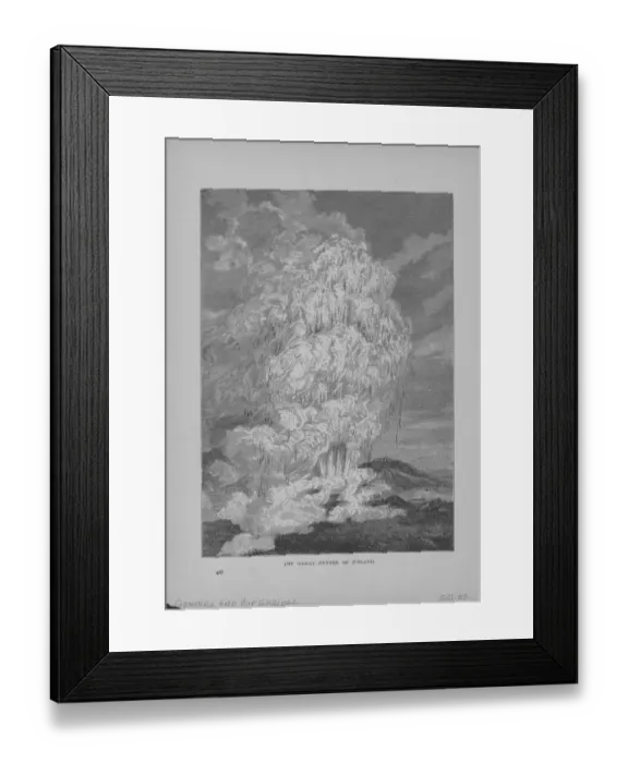 Framed Print : The Great Geyser Framed Print : The Great Geyser