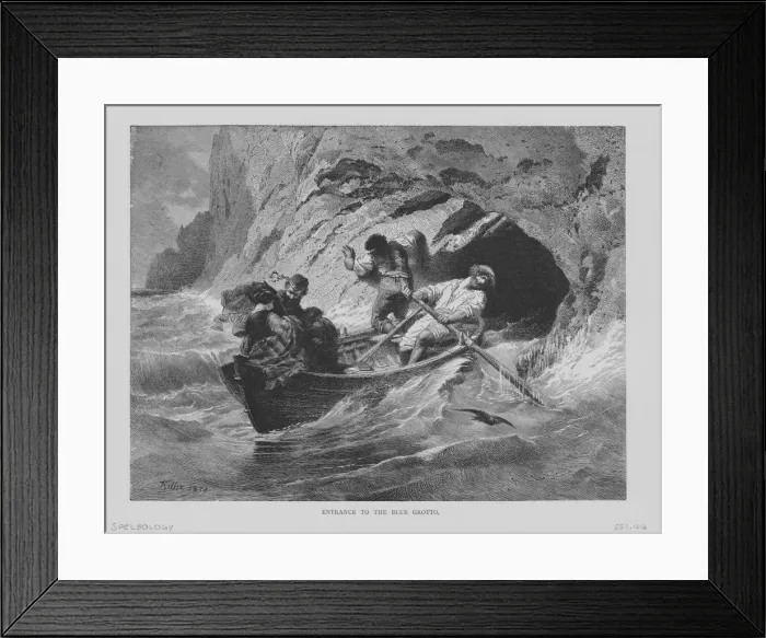Framed Print : Entrance To The Blue Grotto Framed Print : Entrance To The Blue Grotto