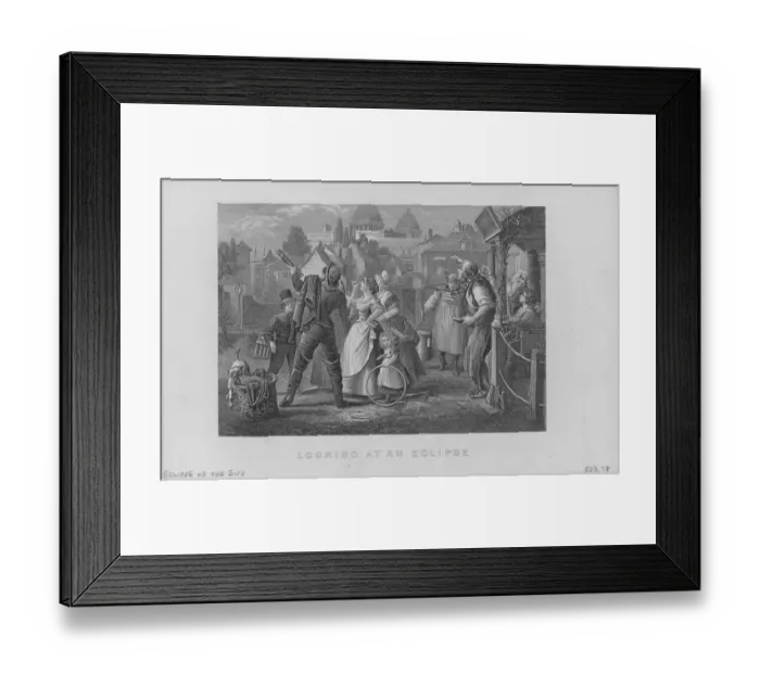 Framed Print : Looking At An Eclipse Framed Print : Looking At An Eclipse