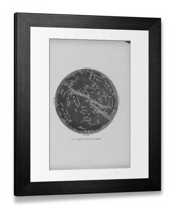 Framed Print : The Night Sky In October Framed Print : The Night Sky In October