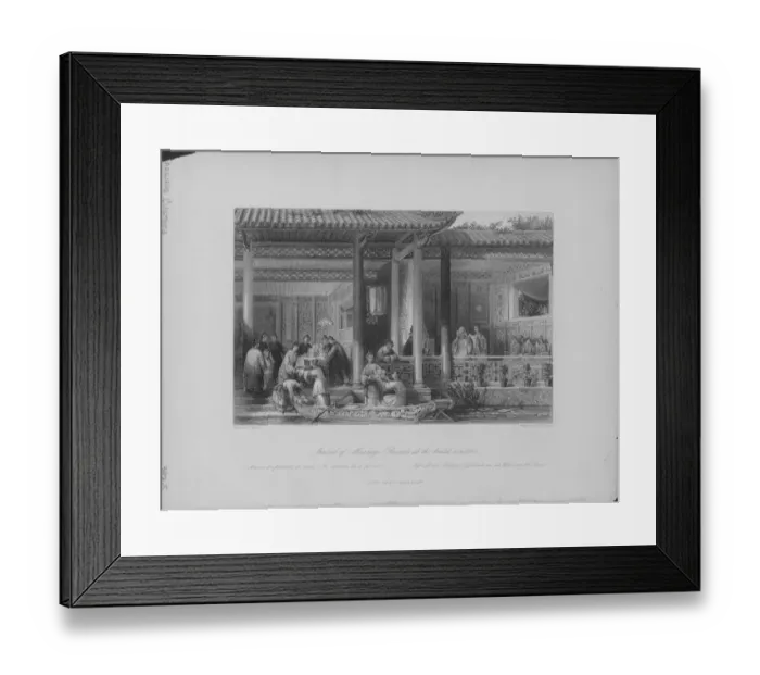 Framed Print : Imperial Chinese Marriage Ceremony Framed Print : Imperial Chinese Marriage Ceremony