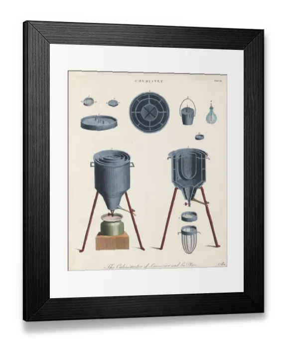 Framed Print : Worlds First Calorimeter Framed Print : Worlds First Calorimeter