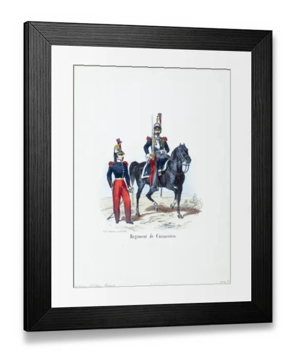 Framed Print : Armored Cavalry Of The French Military