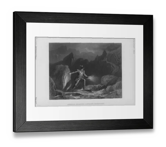 Framed Print : American Engineer Conveying Dispatches Framed Print : American Engineer Conveying Dispatches