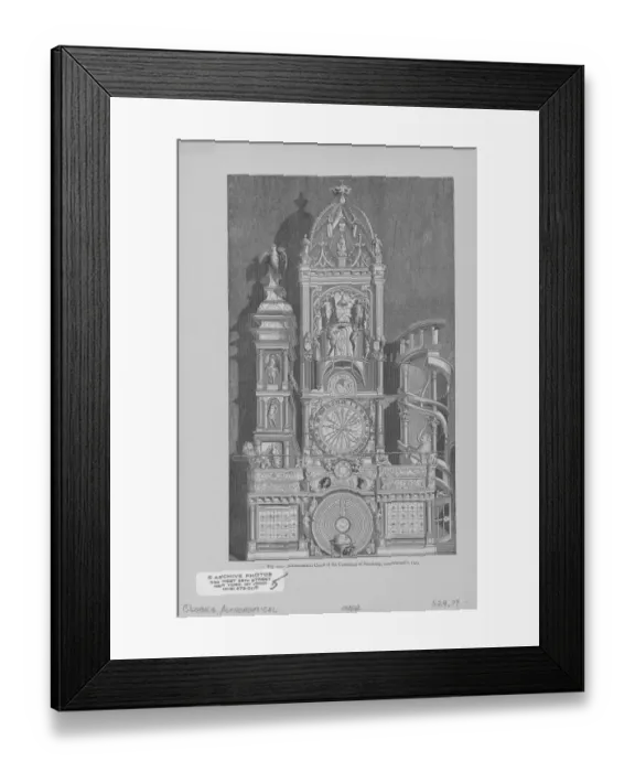 Framed Print : Astronomical Clock Of Strasburg Cathedral Framed Print : Astronomical Clock Of Strasburg Cathedral