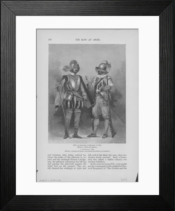 Framed Print : Gentleman In Half-Armor Framed Print : Gentleman In Half-Armor