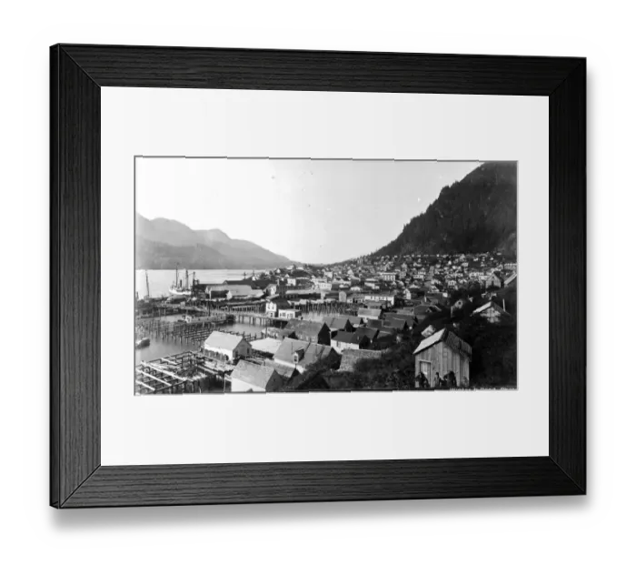 Framed Print : Juneau, Alaska Framed Print : Juneau, Alaska