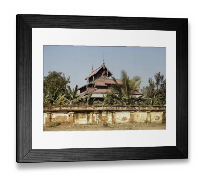 Framed Print : Shwenandaw Monastery Framed Print : Shwenandaw Monastery
