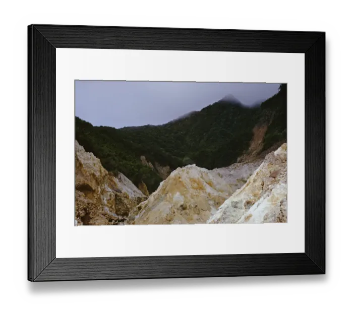 Framed Print : Galways Soufriere Framed Print : Galways Soufriere