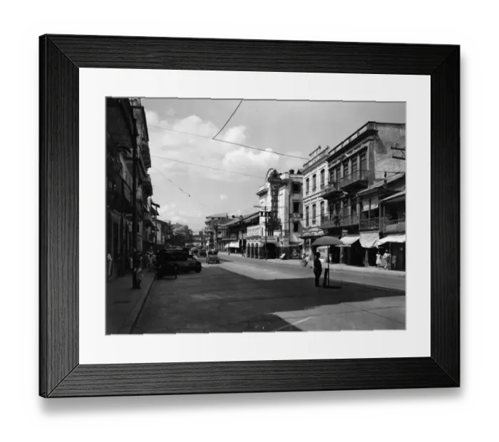 Framed Print : The Main Street In Panama City, Panama Framed Print : The Main Street In Panama City, Panama