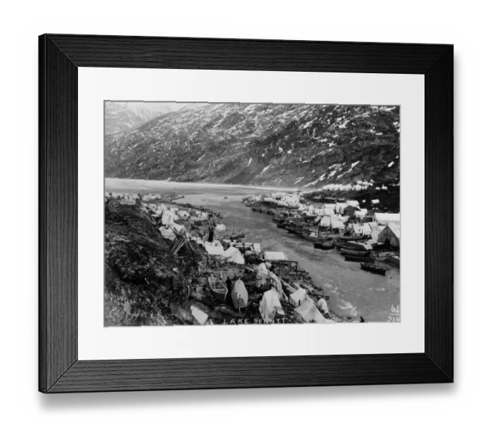 Framed Print : The Gold Rush In Alaska Framed Print : The Gold Rush In Alaska