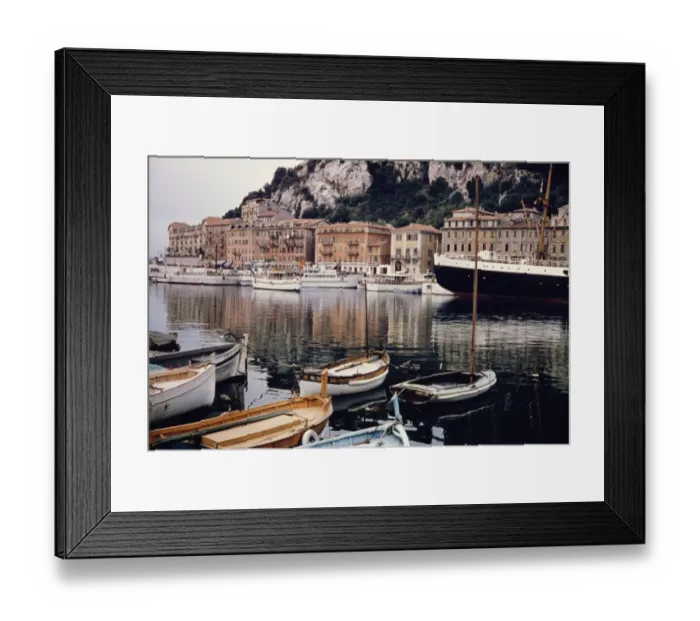 Framed Print : Nice Harbour Framed Print : Nice Harbour