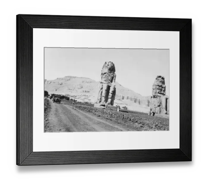 Framed Print : Colossi of Memnon