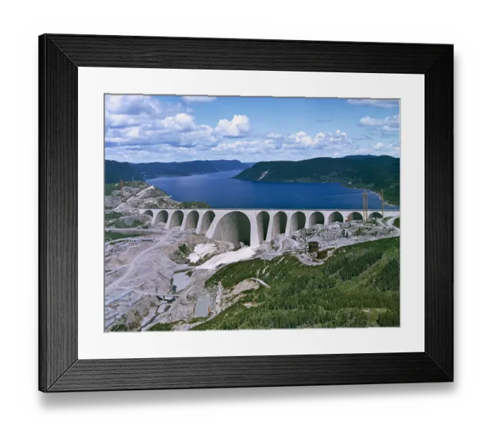 Framed Print : Daniel-Johnson Dam Framed Print : Daniel-Johnson Dam