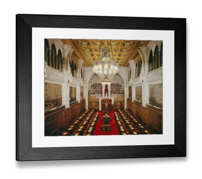 Framed Print : Ottawa Senate Chamber Framed Print : Ottawa Senate Chamber