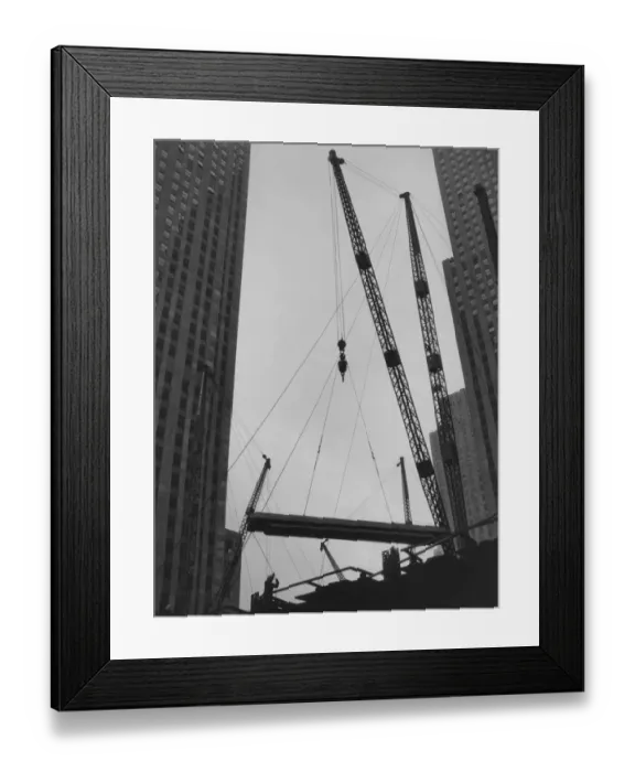 Framed Print : Construction Work In NYC Framed Print : Construction Work In NYC