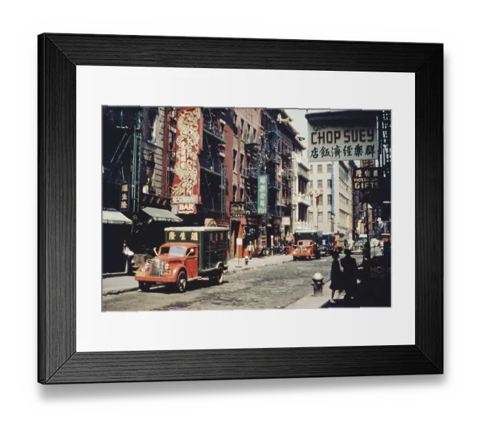 Framed Print : New York Chinatown