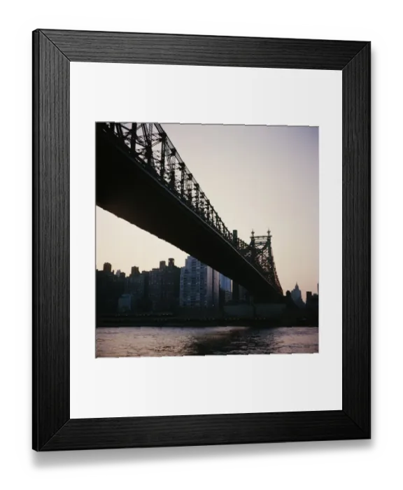 Framed Print : Queensboro Bridge Framed Print : Queensboro Bridge