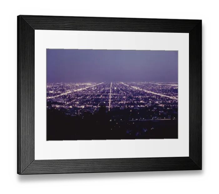 Framed Print : Nighttime Los Angeles Framed Print : Nighttime Los Angeles
