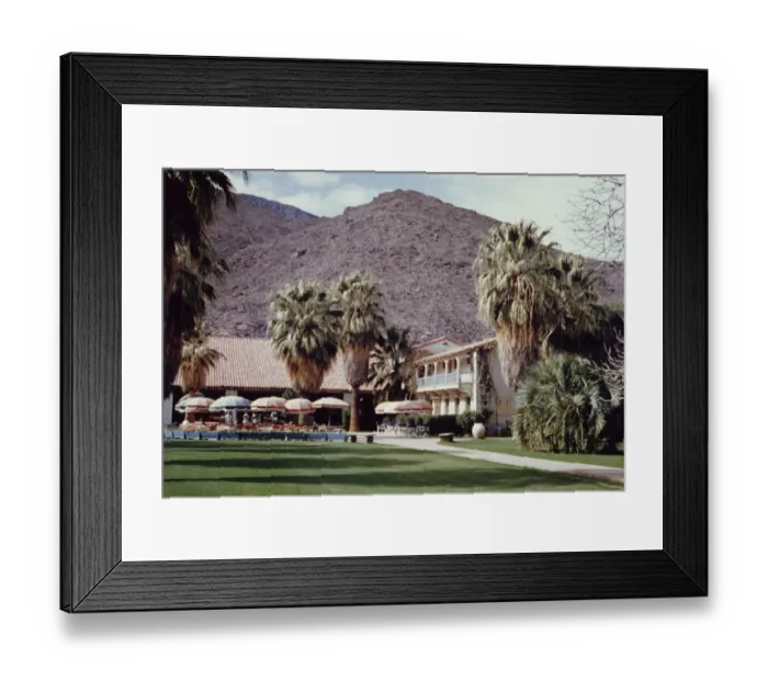 Framed Print : Palm Springs Hotel Framed Print : Palm Springs Hotel
